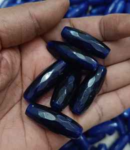 ลูกปัดแก้วทรงเหลี่ยมสีเขียวแบบกำหนดเอง สไตล์การค้าแคนาดา คุณภาพสูง ผิวเรียบขัดเงา บรรจุกล่อง สำหรับทำเครื่องประดับ - Product Image 5