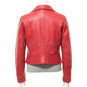 women leather <b>jacket</b> elegant look perfect for <b>evening</b> events parties and premium fashion styling <b>Ladies</b> Leather <b>Jackets</b> - Product Image 2