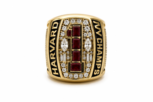 Custom Championship Award <b>Ring</b> with Red Number Stone- Personalized Sports Champion <b>Ring</b> - Product Image 1