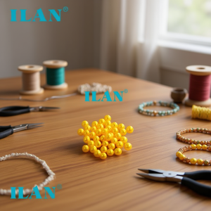 Perle di ilan da 10 mm, 20 g, per la creazione di gioielli - Product Image 3