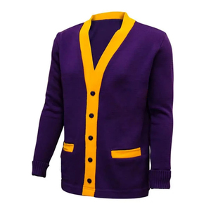 Crea tu Suéter o Cárdigan Personalizado de Primera Calidad con Cuello en V y Logotipos de Hermandades/Fraternidades/Escuelas/Universidades - Product Image 5