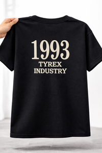 Tyrex Industry 1993 Classic Printed <b>TShirt</b> With Custom Logos Premium High Quality Cotton Fashion Tee - Product Image 2