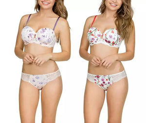 Conjuntos de Sujetador Push-Up para Mujer en Oferta, Sujetador y Bikini Estampados, Conjuntos de Sujetador y Braguita Acolchados, Precio Económico, Personalizados - Product Image 1