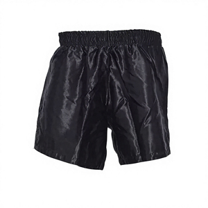 AL SWANS INTERNATIONAL Short de boxe noir pour homme en Spandex extensible, ajusté, durable, sans coutures, respirant, pour arts martiaux - Product Image 3