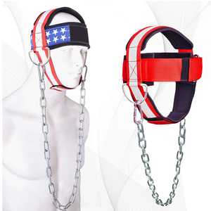 Fitness Neck <b>Harness</b> Men Women Gym Weightlifting Strength Workout Resistance Band OEM Supplier - Product Image 3