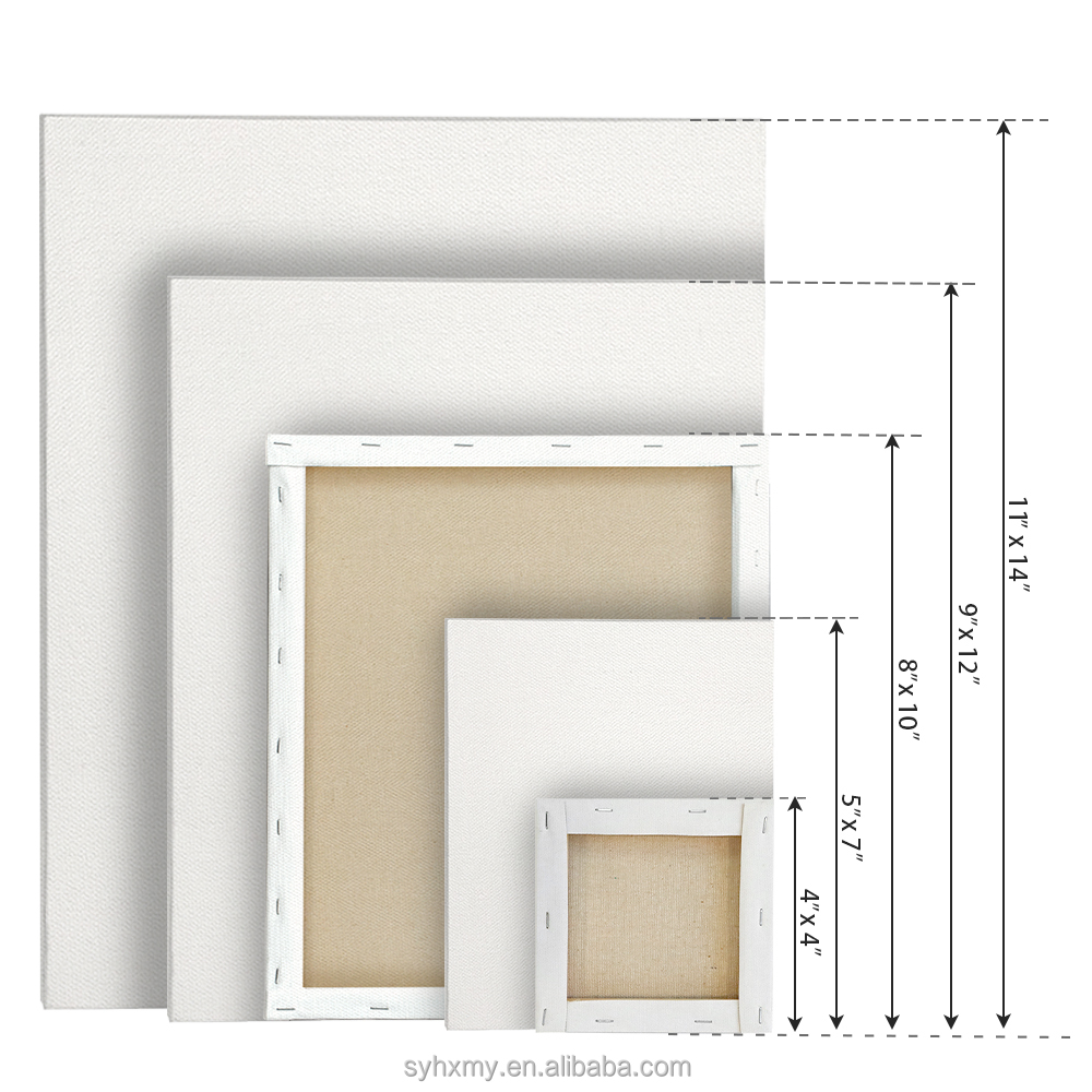 8 Pack of 11x14 Blank Art Canvases,Stretched Canvas Boards for Painting-Framed Canvas for Painting with Acrylic & Oil Paint, Pencil, Pastels, Charcoal | SHEIN A