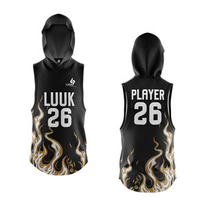 Camisetas de Fútbol Americano con Capucha, sin Mangas, Transpirables, que Absorben la Humedad, Antibacterianas, para Jóvenes y Adultos, Talla Grande 7v7 - Product Image 1