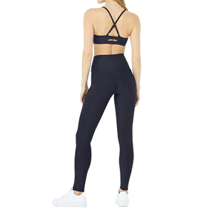 Conjunto de Yoga Deportivo Personalizado para Mujer, Top Corto, Leggings, 3 Piezas, Ropa de Yoga Cómoda para Mujer 2026 - Product Image 3