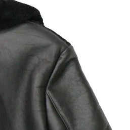 Luxury Genuine Leather <b>Shearling</b> <b>Jacket</b> <b>Men</b> Soft Sheepskin Fur Winter Aviator Coat Warm Fashion Durable Fit - Product Image 4