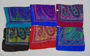 Elegante Bufanda de Seda 100% con Estampado Digital para Mujer, Accesorio de Moda Multifuncional para Todas las Temporadas - Product Image 3
