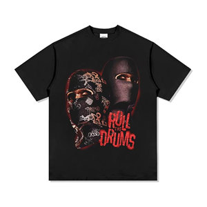 Camiseta Personalizada de Alta Calidad con Serigrafía, 220 g/m², Poliéster/Algodón, Impresión DTG, Manga Corta para Hombre, Corte Regular Informal, Color Sólido - Product Image 1