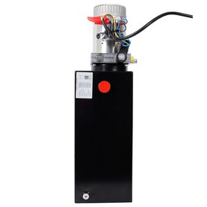 Unité hydraulique robuste 12V CC avec réservoir en acier de 12 litres et pompe hydraulique pour remorques à benne basculante, portes-bennes, remorques utilitaires et remorques à bois. - Product Image 4