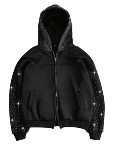 Custom Winter Hoodies Low MOQ Wholesale OEM Sherpa Lined <b>Fleece</b> Heavyweight <b>Warm</b> Manufacturer Factory - Product Image 1