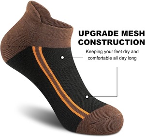 Custom Mens Running Ankle <b>Socks</b> Thick Cushioned <b>Moisture</b> Wicking Arch Support Low Cut Gym Sports <b>Socks</b> OEM Wholesale Apparel - Product Image 3