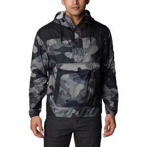 Vestes coupe-vent unisexes élégantes avec poche avant, impression intégrale par sublimation, 100% polyester, fermeture éclair personnalisée, équipement de plein air coupe-vent - Product Image 4