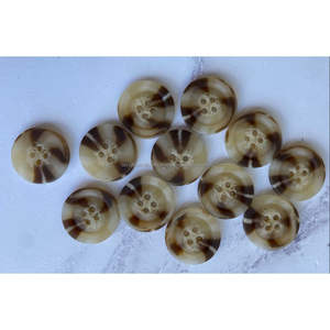 Boutons en corne de buffle noire, boutons en os de buffle, boutons en corne vierges, ensemble de boutons réels pour blazer en provenance d'Inde - Product Image 1