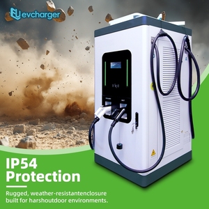 สถานีชาร์จไฟฟ้ากระแสตรงแบบติดตั้งบนพื้น 480kW CCS2 CHAdeMO GBT สีขาว สำหรับรถยนต์ไฟฟ้า byd - Product Image 4