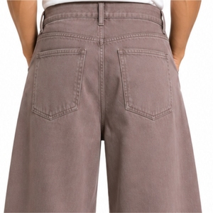 Pantalones Anchos para Hombre, Estilo Casual, Talla Grande, Jeans de Algodón con Logotipo Estampado en la Pierna Derecha, Lavado Regular - Product Image 5