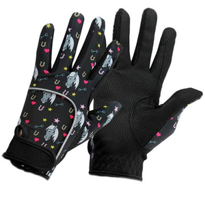 Gants d'équitation classiques en gros pour hommes, femmes et enfants, en PU imperméable pour les sports de plein air - Product Image 4
