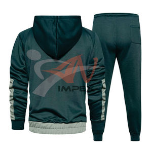 Conjunto Deportivo de Dos Piezas para Hombre, Invierno, Transpirable, Resistente al Viento, Personalizable, de Alta Calidad, Estilo Urbano, Ligero, Color Sólido - Product Image 6
