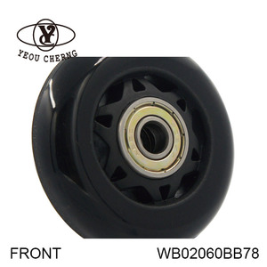 ล้อสกู๊ตเตอร์ PU นุ่ม ขนาด 60 มม. x 18 มม. 78A อะไหล่ล้อสกู๊ตเตอร์สำหรับใช้งานกลางแจ้ง - Product Image 5