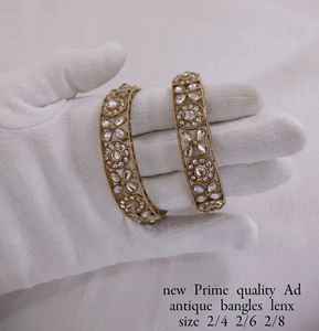 Luxury Gold Plated Multi Color <b>Bangles</b> <b>Set</b> Indian Bridal Wedding Party Wear for Women Gift & Anniversary Occasions - Product Image 1