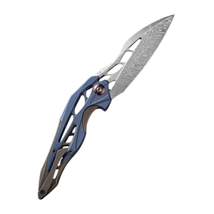 Couteaux pliants utilitaires en acier inoxydable avec poignée ergonomique et lame de coupe de précision pour le camping, la randonnée et la pêche - Product Image 2
