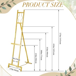 Light Weight and Portable Painting <b>Easel</b> Tripod Picture Stand Metal with Carry-Case Perfect for Painting and Writing - Product Image 3