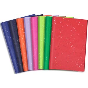 20 Fogli di Carta Glitterata Colorata 20 x 14 Pollici, 135 Fogli per Confezioni Regalo, Artigianato e Decorazioni Natalizie - Product Image 2