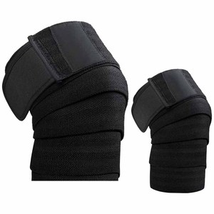 Heavy Duty Fitness <b>Knee</b> Wraps For Weightlifting Gym Workout Squat Compression Support <b>Exercise</b> Training Equipment - Product Image 6