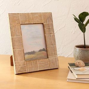 กรอบรูปไม้แกะสลักด้วยมือกรอบรูปไม้มะม่วงกรอบรูปไม้อะคาเซีย - Product Image 1