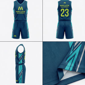 Conjunto de Uniforme de Baloncesto Premium para Equipo, Jersey y Pantalones Cortos Transpirables para Entrenamiento, MALUZA INDUSTRIES, Ropa Deportiva de Élite - Product Image 6