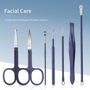Golden Stainless Steel <b>Manicure</b> Pedicure <b>Kit</b> Includes Nail Cutters Clippers Scissors Straight Sharp Durable Comfortable Grip Eco - Product Image 3