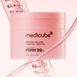 Medicube PDRN COLLAGÈNE ROSE TONIFIANT GEL TONER PAD Boost Collagène Hydrate Repair Barrier Lisse Doux Soins de la Peau - Product Image 6