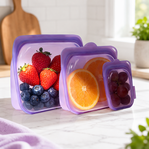 Bolsa de Silicona Reutilizable XIAOHONG, Nuevo Estilo, para Conservación de Alimentos, para Refrigerios y Sándwiches - Product Image 2