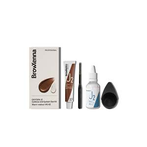 Kit de Tinte para Cejas OXYGEN J2 de un Solo Tono, Tinte Impermeable en Gel Híbrido y Líquido en Crema para Aplicación en Ojos - Product Image 1