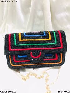 Bolso de noche de diseñador étnico hecho a mano para mujer - Product Image 6