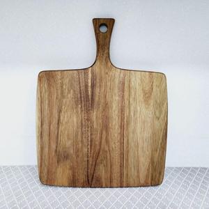 Food Grade Wooden Chopping <b>Board</b> Rectangular Shape With Handle For Home Kitchen Countertop Display Cutting Block Eco Friendly - Product Image 6