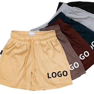 Fabricant de shorts pour hommes légers au design personnalisé tissu en coton délavé au soleil sérigraphié short en éponge française pour hommes - Product Image 1