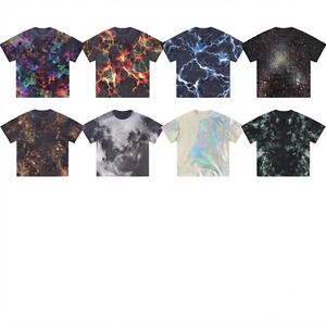 New Fashion Loose <b>Vintage</b> <b>T</b>-<b>shirt</b> Custom Printing Logo Men's Retro 250gsm Distress Oversized Tshirt fashion trendeness - Product Image 6