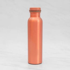 Copper Water <b>Bottle</b> Matte Finish ay goodbye to ordinary water <b>bottles</b> and embrace the sophisticated Matte Copper <b>Bottle</b> by Healt - Product Image 6