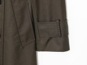 Gabardina de Mujer de Moda Casual con Cuello Vuelto, Doble Abotonadura, Color Sólido, Manga Larga y Lazos, Tejida, Disponible en 2 Combinaciones de Colores - Product Image 4