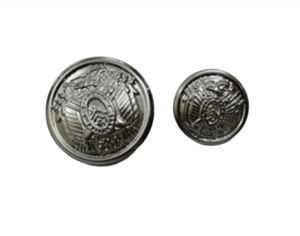 Botones de Latón Plateado para Uniformes al por Mayor, Nuevos Botones para Uniformes Hechos en Alemania para la República de Bolivia - Product Image 1