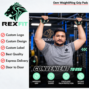 Poignées ergonomiques pour la musculation et l'entraînement en force, accessoires de gym, fournisseur de logos personnalisés - Product Image 1