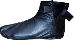 <b>Men</b> Women Unisex Real Black Sheep Skin Leather Seamless Winter <b>Socks</b> with Fleece Lined Sizes 4 to 13 - Product Image 3