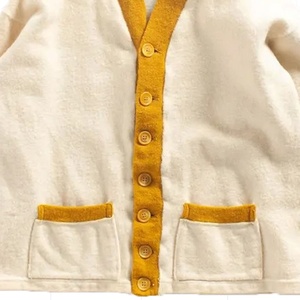 Cardigans en tricot pour femmes, col en V, avec logo personnalisé, cardigan en tricot pour femmes, col en V, manches longues - Product Image 3