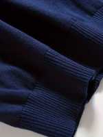 Suéter de Punto Personalizado para Hombre, Cuello en V, Lana/Acrílico, Corte Ajustado, Estilo Casual de Negocios, Color Sólido, Transpirable, de Secado Rápido, para Invierno
