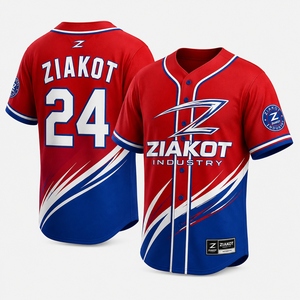 Ziakot เสื้อเบสบอลสำหรับผู้ชาย, เสื้อผ้ากีฬาเสื้อกีฬาระบายอากาศสีขาวม่วงลายทาง - Product Image 3
