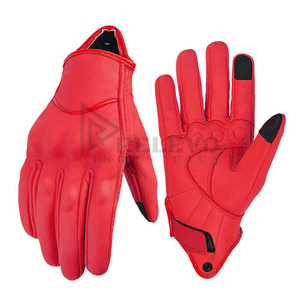 PU Leather <b>Touch</b> <b>Screen</b> Protection Waterproof Full Finger Windproof Breathable Unisex Adult Motorbike Riding <b>Gloves</b> for All - Product Image 1