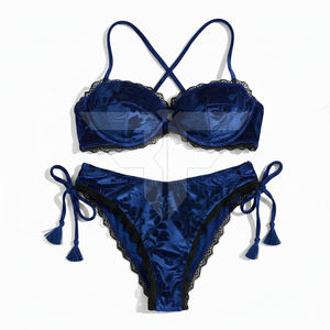 Conjunto de Bikini de Dos Piezas para Mujer, Diseño Animal, Color Sólido, Logotipo Frontal, Poliéster/Algodón, Secado Rápido, Transpirable, Ropa de Playa de Verano, Venta Caliente OEM - Product Image 2